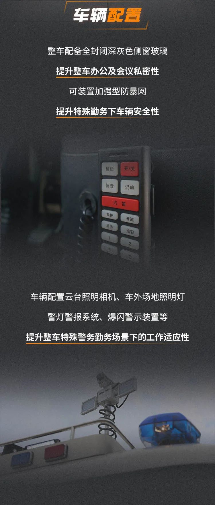 赢多多多功能勤务保障车一车多能，专业服务警用装备建设！