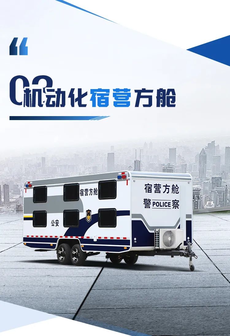 赢多多机动化警务方舱，助力警务保障新模式